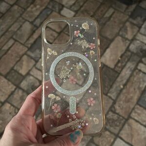 Iphone Floral Ckear Case